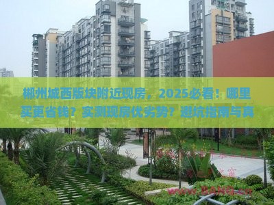 郴州城西版块附近现房